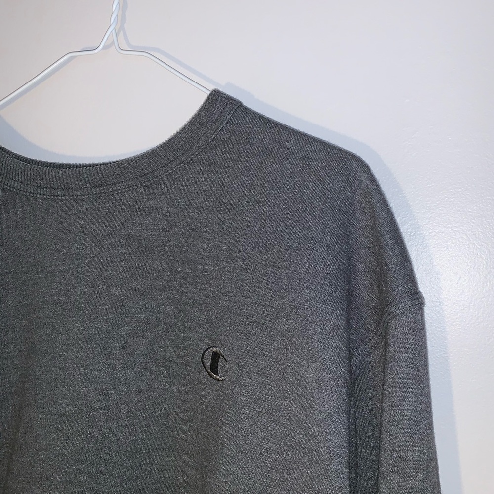 Gray Vintage Champion Sweatshirts - Picture 2 of 4
